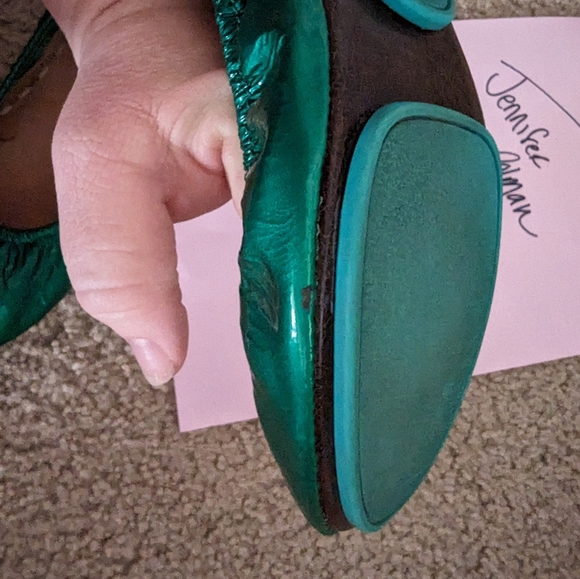 Tieks Emerald Patent size 7 - Picture 7 of 8